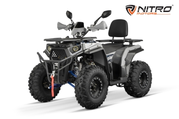 NITRO MOTORS 200cc maxi Quad Nero CVT RS10 Sport inkl. Seilwinde